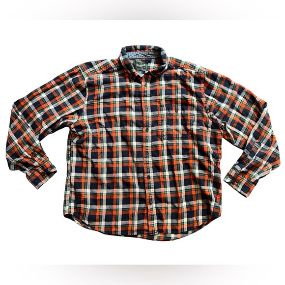 Woolrich Flannel Shirt Men’s XL Multicolor Plaid‎ Long Sleeve Casual Button-Down - Picture 3 of 5